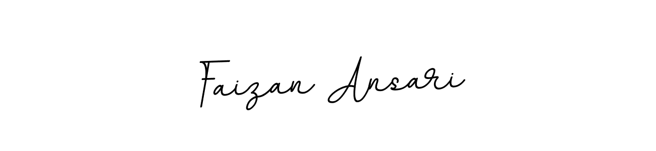 Make a beautiful signature design for name Faizan Ansari. With this signature (BallpointsItalic-DORy9) style, you can create a handwritten signature for free. Faizan Ansari signature style 11 images and pictures png