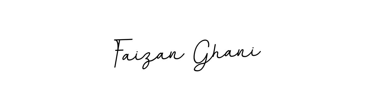 How to make Faizan Ghani name signature. Use BallpointsItalic-DORy9 style for creating short signs online. This is the latest handwritten sign. Faizan Ghani signature style 11 images and pictures png