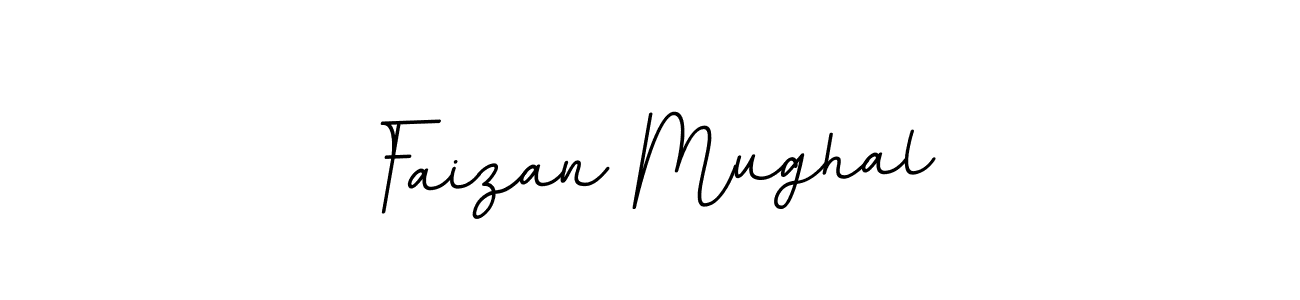 How to make Faizan Mughal name signature. Use BallpointsItalic-DORy9 style for creating short signs online. This is the latest handwritten sign. Faizan Mughal signature style 11 images and pictures png