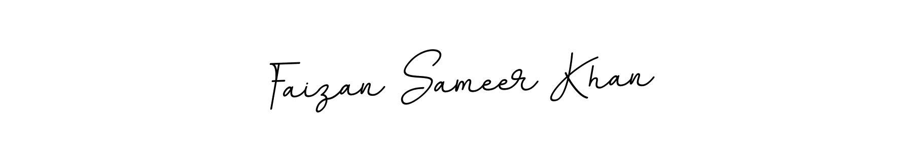 BallpointsItalic-DORy9 is a professional signature style that is perfect for those who want to add a touch of class to their signature. It is also a great choice for those who want to make their signature more unique. Get Faizan Sameer Khan name to fancy signature for free. Faizan Sameer Khan signature style 11 images and pictures png