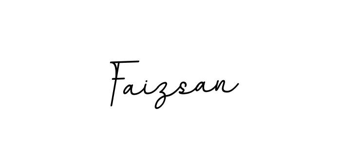 Use a signature maker to create a handwritten signature online. With this signature software, you can design (BallpointsItalic-DORy9) your own signature for name Faizsan. Faizsan signature style 11 images and pictures png