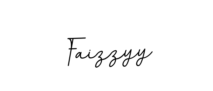 Use a signature maker to create a handwritten signature online. With this signature software, you can design (BallpointsItalic-DORy9) your own signature for name Faizzyy. Faizzyy signature style 11 images and pictures png