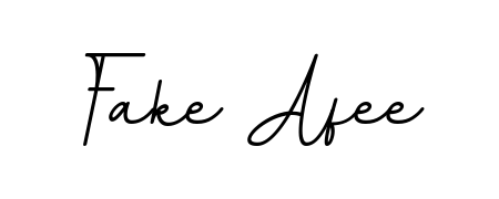 A stylish, flowing autograph style designed for name Fake Afee using BallpointsItalic-DORy9 typography. Perfect for digital creative projects. Fake Afee signature style 11 images and pictures png