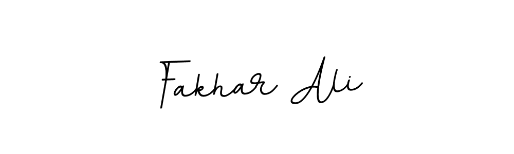 Design your own signature with our free online signature maker. With this signature software, you can create a handwritten (BallpointsItalic-DORy9) signature for name Fakhar Ali. Fakhar Ali signature style 11 images and pictures png