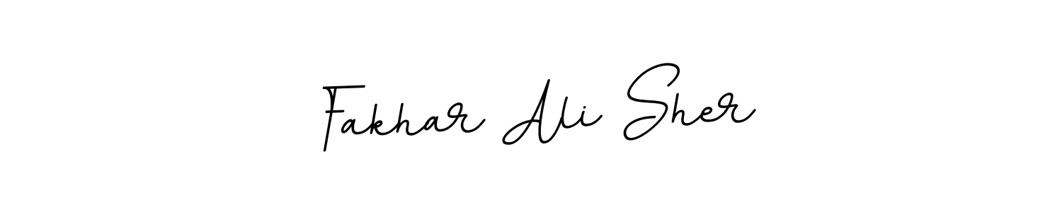 It looks lik you need a new signature style for name Fakhar Ali Sher. Design unique handwritten (BallpointsItalic-DORy9) signature with our free signature maker in just a few clicks. Fakhar Ali Sher signature style 11 images and pictures png