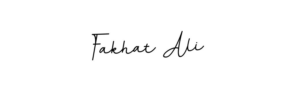 Create a beautiful signature design for name Fakhat Ali. With this signature (BallpointsItalic-DORy9) fonts, you can make a handwritten signature for free. Fakhat Ali signature style 11 images and pictures png