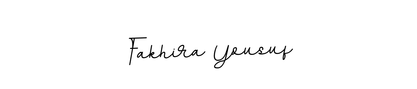 Design your own signature with our free online signature maker. With this signature software, you can create a handwritten (BallpointsItalic-DORy9) signature for name Fakhira Yousuf. Fakhira Yousuf signature style 11 images and pictures png