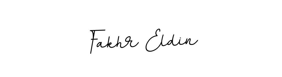 You should practise on your own different ways (BallpointsItalic-DORy9) to write your name (Fakhr Eldin) in signature. don't let someone else do it for you. Fakhr Eldin signature style 11 images and pictures png
