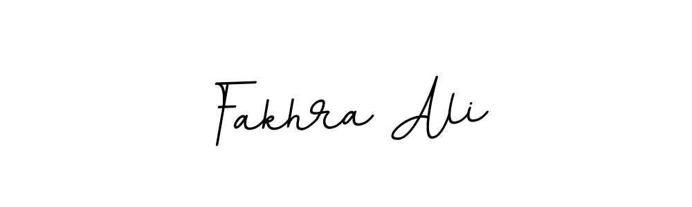 Make a beautiful signature design for name Fakhra Ali. With this signature (BallpointsItalic-DORy9) style, you can create a handwritten signature for free. Fakhra Ali signature style 11 images and pictures png