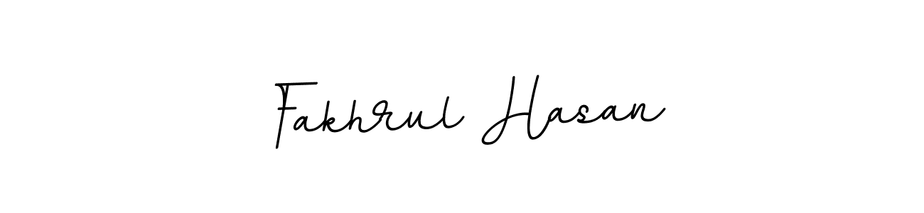 Design your own signature with our free online signature maker. With this signature software, you can create a handwritten (BallpointsItalic-DORy9) signature for name Fakhrul Hasan. Fakhrul Hasan signature style 11 images and pictures png