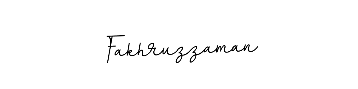 How to make Fakhruzzaman name signature. Use BallpointsItalic-DORy9 style for creating short signs online. This is the latest handwritten sign. Fakhruzzaman signature style 11 images and pictures png