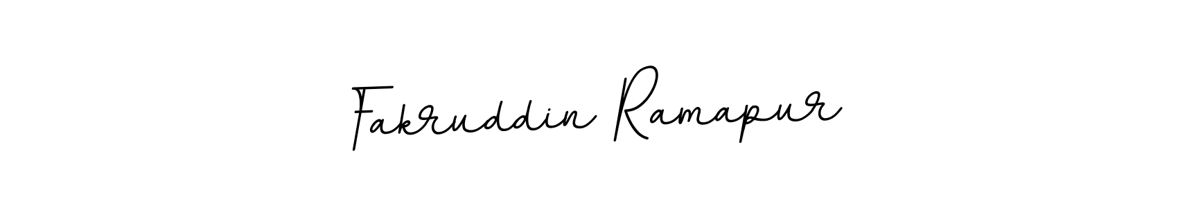 How to make Fakruddin Ramapur name signature. Use BallpointsItalic-DORy9 style for creating short signs online. This is the latest handwritten sign. Fakruddin Ramapur signature style 11 images and pictures png