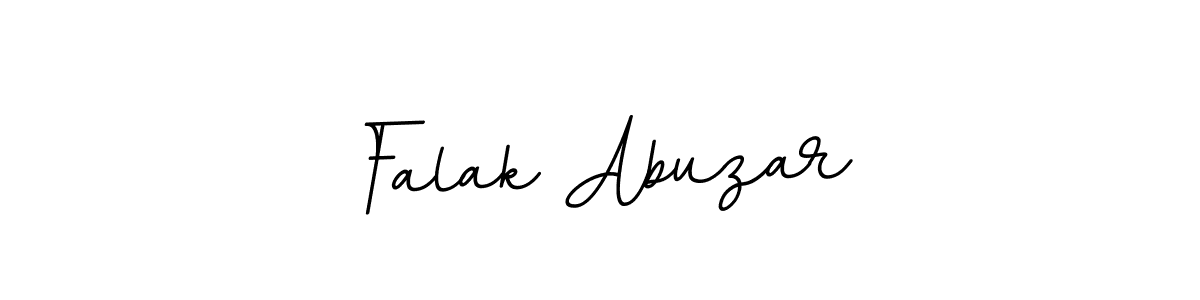 How to make Falak Abuzar name signature. Use BallpointsItalic-DORy9 style for creating short signs online. This is the latest handwritten sign. Falak Abuzar signature style 11 images and pictures png