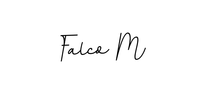 You should practise on your own different ways (BallpointsItalic-DORy9) to write your name (Falco M) in signature. don't let someone else do it for you. Falco M signature style 11 images and pictures png