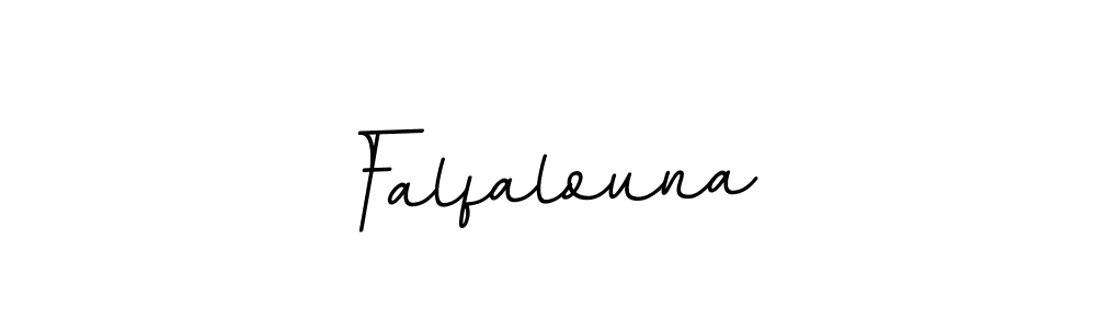 The best way (BallpointsItalic-DORy9) to make a short signature is to pick only two or three words in your name. The name Falfalouna include a total of six letters. For converting this name. Falfalouna signature style 11 images and pictures png