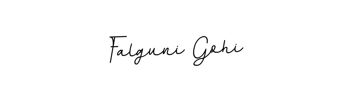 Design your own signature with our free online signature maker. With this signature software, you can create a handwritten (BallpointsItalic-DORy9) signature for name Falguni Gohi. Falguni Gohi signature style 11 images and pictures png