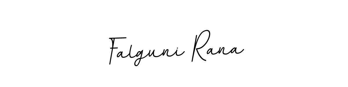 How to make Falguni Rana name signature. Use BallpointsItalic-DORy9 style for creating short signs online. This is the latest handwritten sign. Falguni Rana signature style 11 images and pictures png