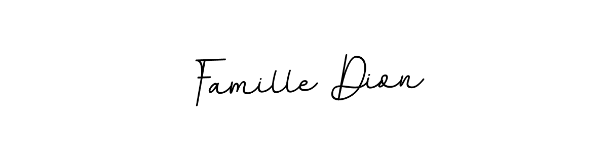 Make a beautiful signature design for name Famille Dion. Use this online signature maker to create a handwritten signature for free. Famille Dion signature style 11 images and pictures png