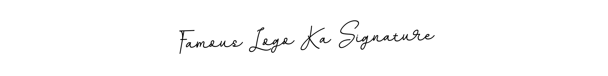 The best way (BallpointsItalic-DORy9) to make a short signature is to pick only two or three words in your name. The name Famous Logo Ka Signature include a total of six letters. For converting this name. Famous Logo Ka Signature signature style 11 images and pictures png