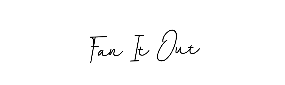 Design your own signature with our free online signature maker. With this signature software, you can create a handwritten (BallpointsItalic-DORy9) signature for name Fan It Out. Fan It Out signature style 11 images and pictures png