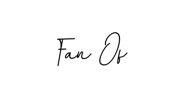 The best way (BallpointsItalic-DORy9) to make a short signature is to pick only two or three words in your name. The name Fan Of include a total of six letters. For converting this name. Fan Of signature style 11 images and pictures png