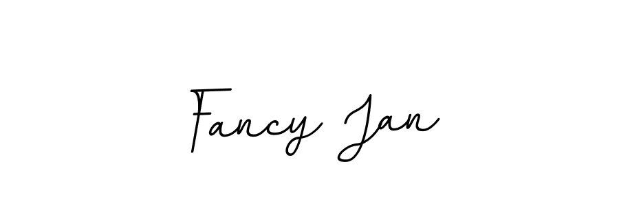 The best way (BallpointsItalic-DORy9) to make a short signature is to pick only two or three words in your name. The name Fancy Jan include a total of six letters. For converting this name. Fancy Jan signature style 11 images and pictures png