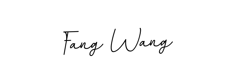 Make a beautiful signature design for name Fang Wang. With this signature (BallpointsItalic-DORy9) style, you can create a handwritten signature for free. Fang Wang signature style 11 images and pictures png
