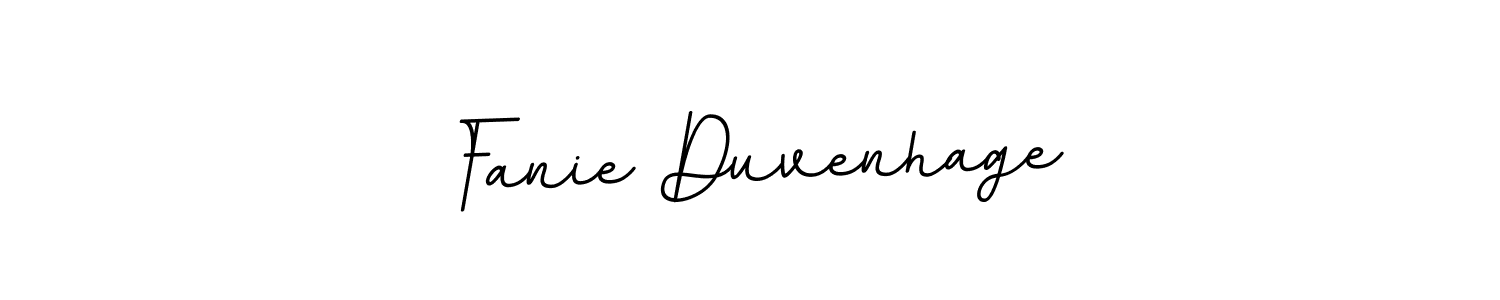 How to make Fanie Duvenhage name signature. Use BallpointsItalic-DORy9 style for creating short signs online. This is the latest handwritten sign. Fanie Duvenhage signature style 11 images and pictures png