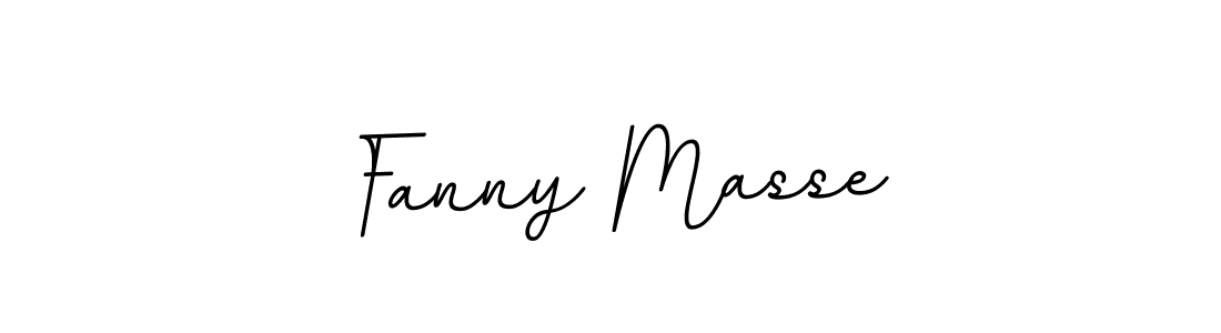 How to make Fanny Masse name signature. Use BallpointsItalic-DORy9 style for creating short signs online. This is the latest handwritten sign. Fanny Masse signature style 11 images and pictures png
