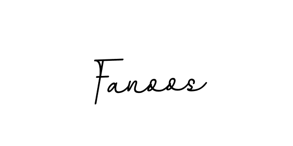 Design your own signature with our free online signature maker. With this signature software, you can create a handwritten (BallpointsItalic-DORy9) signature for name Fanoos. Fanoos signature style 11 images and pictures png