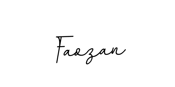 You should practise on your own different ways (BallpointsItalic-DORy9) to write your name (Faozan) in signature. don't let someone else do it for you. Faozan signature style 11 images and pictures png