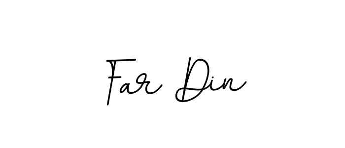 Create a beautiful signature design for name Far Din. With this signature (BallpointsItalic-DORy9) fonts, you can make a handwritten signature for free. Far Din signature style 11 images and pictures png