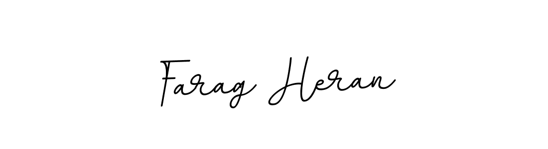 Farag Heran stylish signature style. Best Handwritten Sign (BallpointsItalic-DORy9) for my name. Handwritten Signature Collection Ideas for my name Farag Heran. Farag Heran signature style 11 images and pictures png