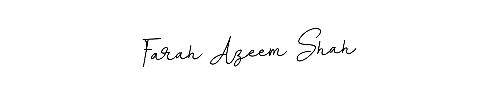 You should practise on your own different ways (BallpointsItalic-DORy9) to write your name (Farah Azeem Shah) in signature. don't let someone else do it for you. Farah Azeem Shah signature style 11 images and pictures png