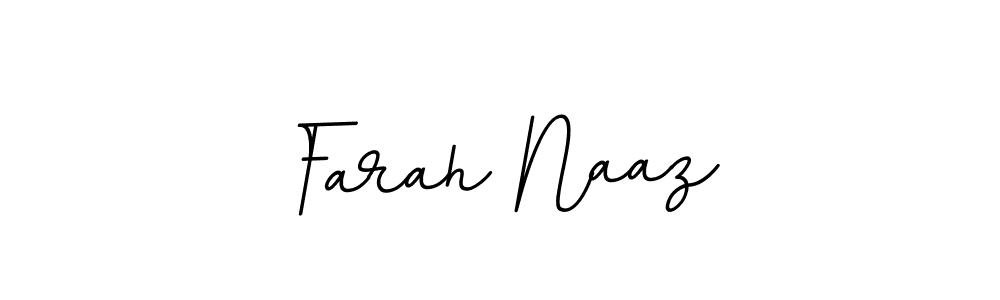 Design your own signature with our free online signature maker. With this signature software, you can create a handwritten (BallpointsItalic-DORy9) signature for name Farah Naaz. Farah Naaz signature style 11 images and pictures png