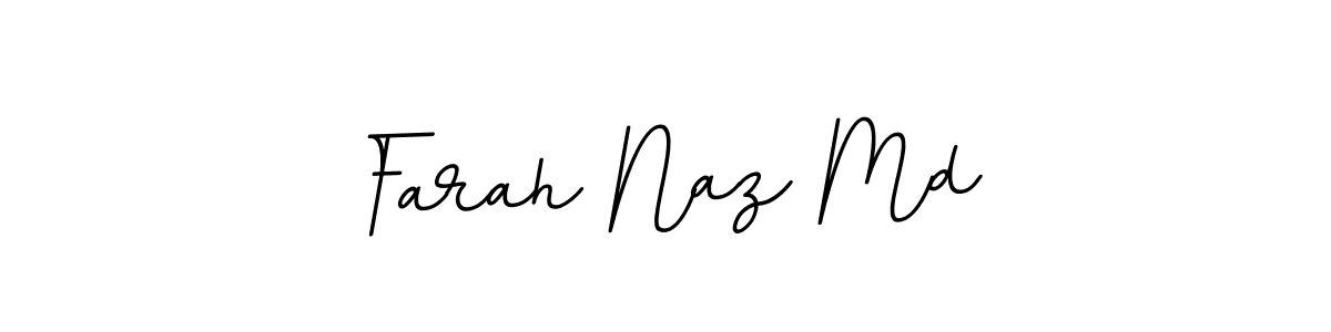 You should practise on your own different ways (BallpointsItalic-DORy9) to write your name (Farah Naz Md) in signature. don't let someone else do it for you. Farah Naz Md signature style 11 images and pictures png