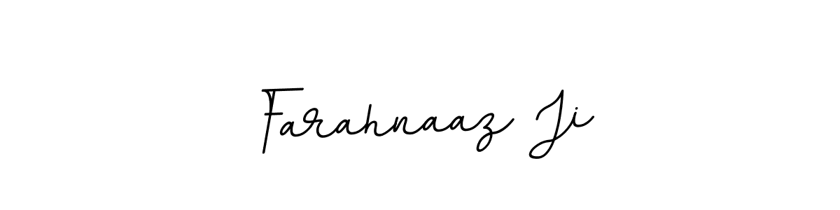 This is the best signature style for the Farahnaaz Ji name. Also you like these signature font (BallpointsItalic-DORy9). Mix name signature. Farahnaaz Ji signature style 11 images and pictures png