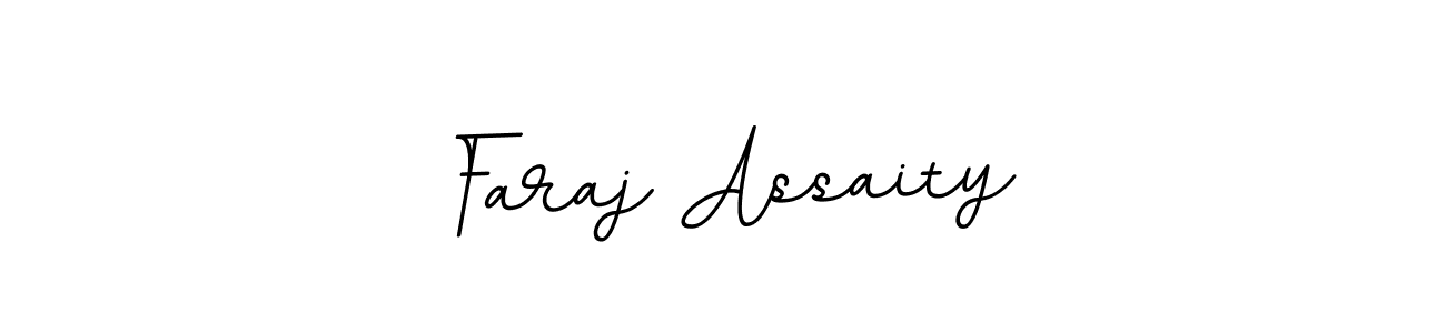 It looks lik you need a new signature style for name Faraj Assaity. Design unique handwritten (BallpointsItalic-DORy9) signature with our free signature maker in just a few clicks. Faraj Assaity signature style 11 images and pictures png