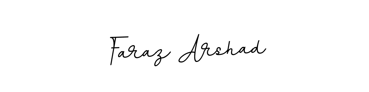 How to make Faraz Arshad name signature. Use BallpointsItalic-DORy9 style for creating short signs online. This is the latest handwritten sign. Faraz Arshad signature style 11 images and pictures png