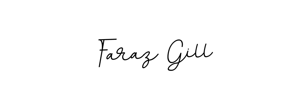 Use a signature maker to create a handwritten signature online. With this signature software, you can design (BallpointsItalic-DORy9) your own signature for name Faraz Gill. Faraz Gill signature style 11 images and pictures png