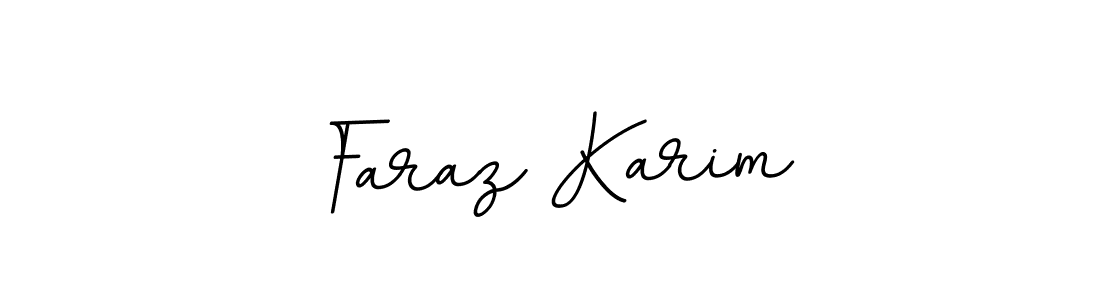 Design your own signature with our free online signature maker. With this signature software, you can create a handwritten (BallpointsItalic-DORy9) signature for name Faraz Karim. Faraz Karim signature style 11 images and pictures png