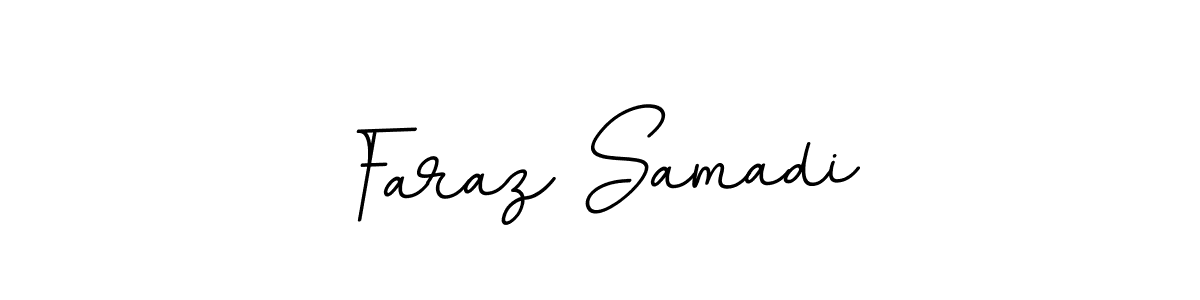 Make a beautiful signature design for name Faraz Samadi. With this signature (BallpointsItalic-DORy9) style, you can create a handwritten signature for free. Faraz Samadi signature style 11 images and pictures png