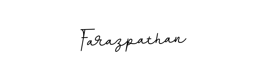 Make a beautiful signature design for name Farazpathan. With this signature (BallpointsItalic-DORy9) style, you can create a handwritten signature for free. Farazpathan signature style 11 images and pictures png