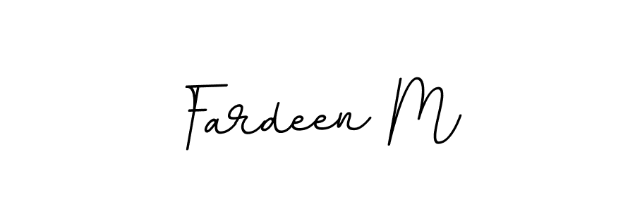 This is the best signature style for the Fardeen M name. Also you like these signature font (BallpointsItalic-DORy9). Mix name signature. Fardeen M signature style 11 images and pictures png