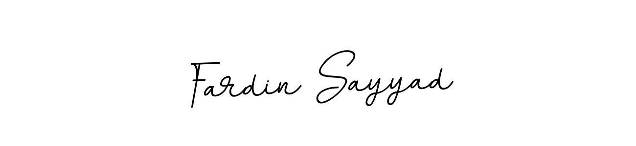 The best way (BallpointsItalic-DORy9) to make a short signature is to pick only two or three words in your name. The name Fardin Sayyad include a total of six letters. For converting this name. Fardin Sayyad signature style 11 images and pictures png