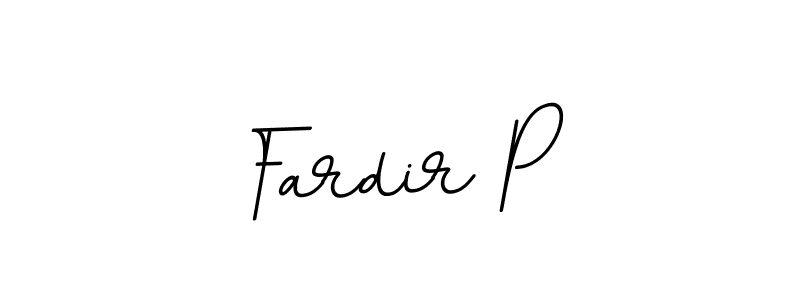 Fardir P stylish signature style. Best Handwritten Sign (BallpointsItalic-DORy9) for my name. Handwritten Signature Collection Ideas for my name Fardir P. Fardir P signature style 11 images and pictures png