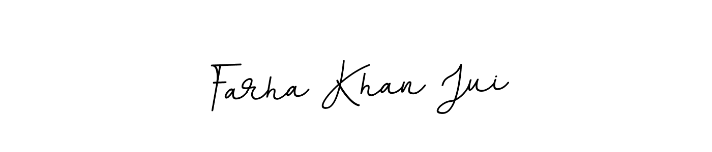 Design your own signature with our free online signature maker. With this signature software, you can create a handwritten (BallpointsItalic-DORy9) signature for name Farha Khan Jui. Farha Khan Jui signature style 11 images and pictures png