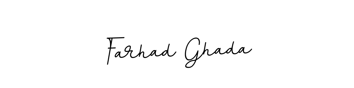 Design your own signature with our free online signature maker. With this signature software, you can create a handwritten (BallpointsItalic-DORy9) signature for name Farhad Ghada. Farhad Ghada signature style 11 images and pictures png