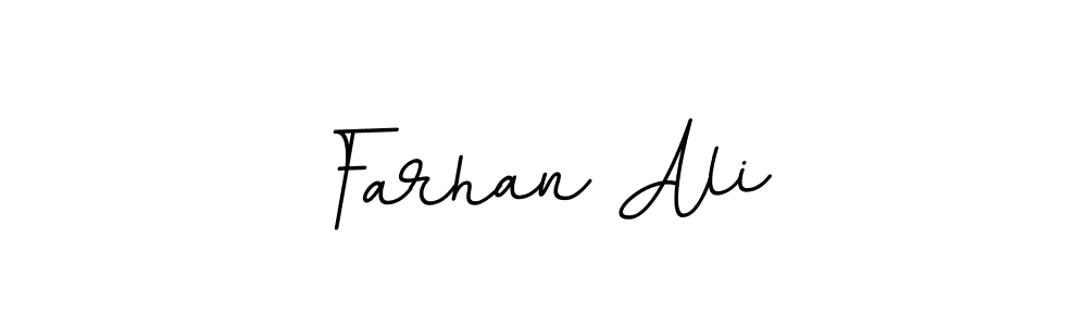 Create a beautiful signature design for name Farhan Ali. With this signature (BallpointsItalic-DORy9) fonts, you can make a handwritten signature for free. Farhan Ali signature style 11 images and pictures png