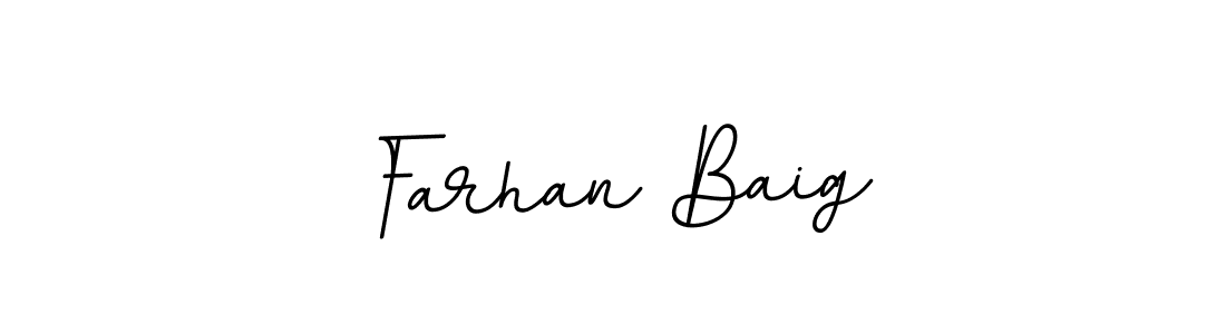 Create a beautiful signature design for name Farhan Baig. With this signature (BallpointsItalic-DORy9) fonts, you can make a handwritten signature for free. Farhan Baig signature style 11 images and pictures png